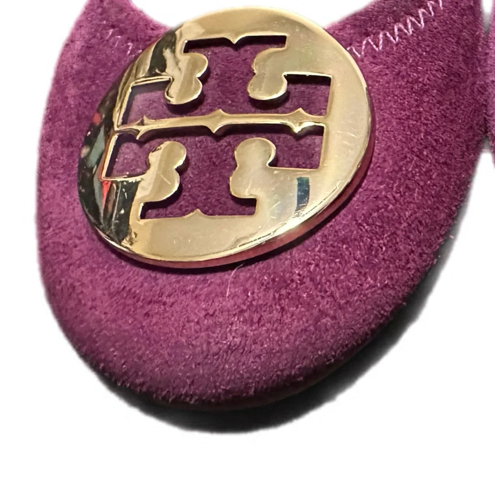 Tory Burch ballet in‎ purple suede